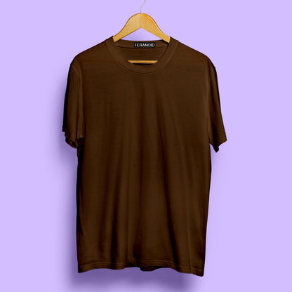 Plain Pack Of T-Shirts : Maroon Grey Brown