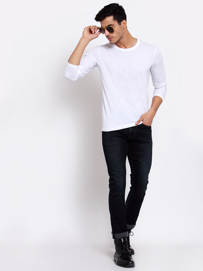 Plain White Full Sleeves T-Shirt