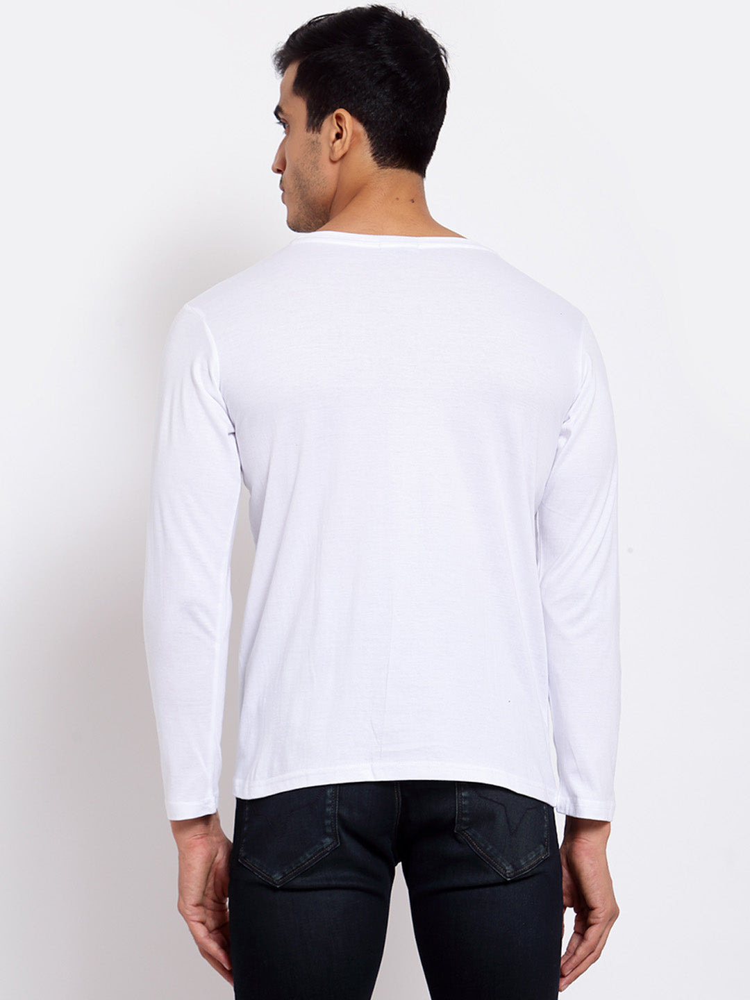 Plain White Full Sleeves T-Shirt