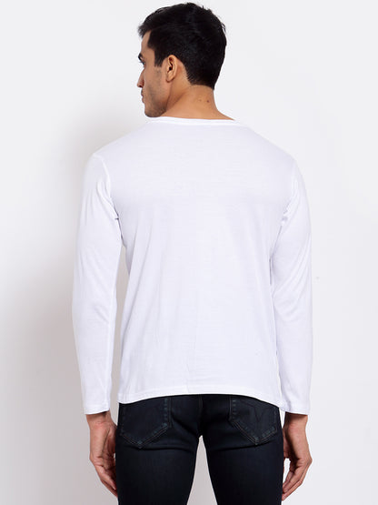 Plain White Full Sleeves T-Shirt