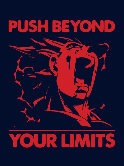 Push Beyound Your Limits Black T-Shirt