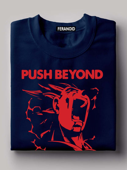 Push Beyound Your Limits Black T-Shirt