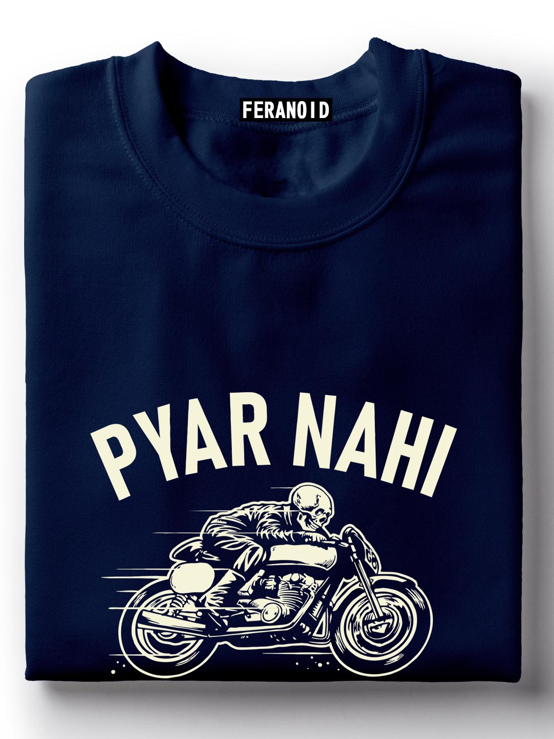 Pyaar Nahi Raftaar Chahiye Black T-Shirt