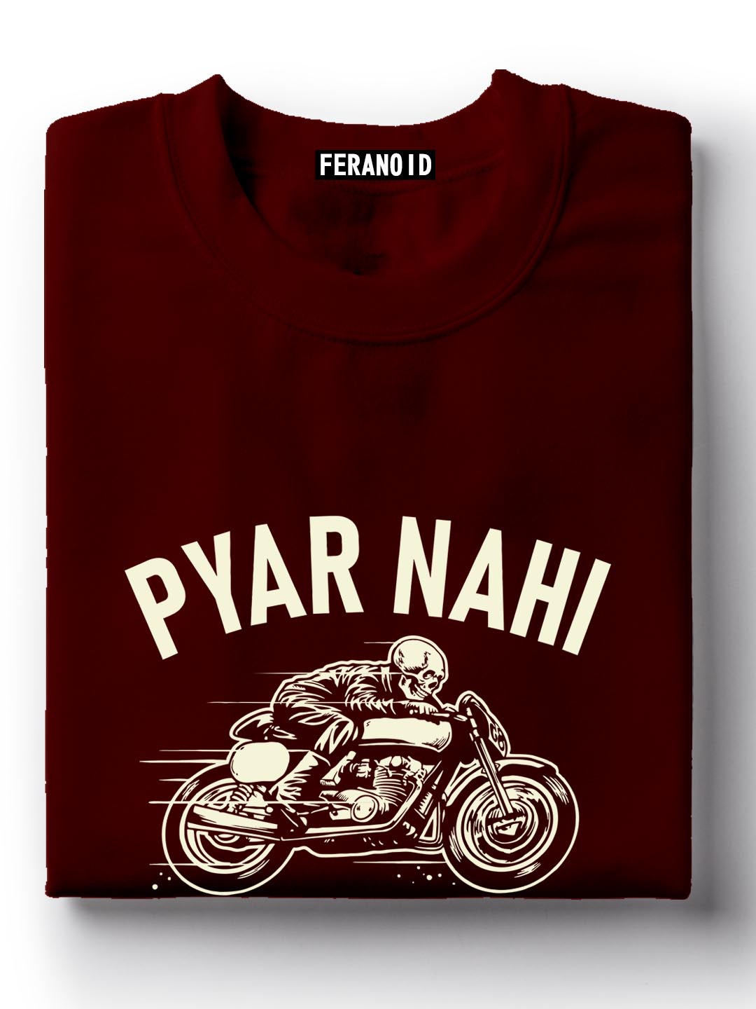 Pyaar Nahi Raftaar Chahiye Black T-Shirt