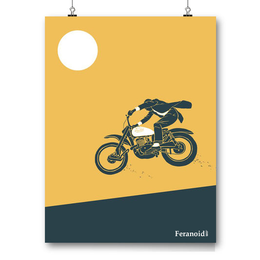 REAL DAD RIDE BIKE POSTER