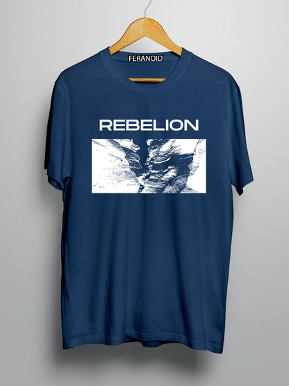 Rebelion Teal Blue T-shirt