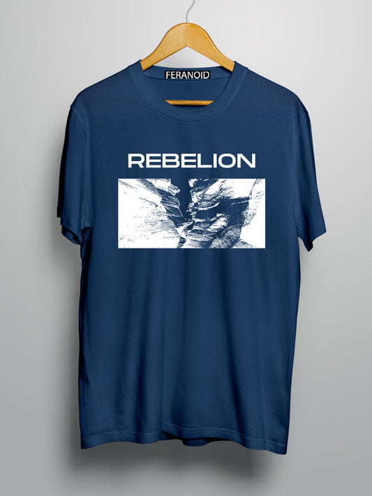 Rebelion Teal Blue T-shirt