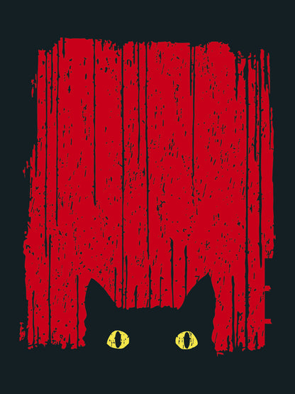 RED CAT GREEN T-SHIRT