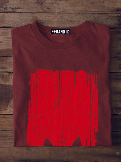 Red Cat Green T-Shirt