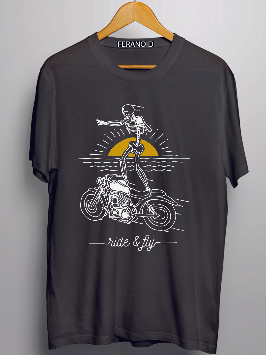 Ride And Fly Grey T-shirt