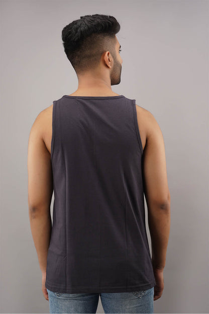 Rider Grey Sleeveless T-Shirt