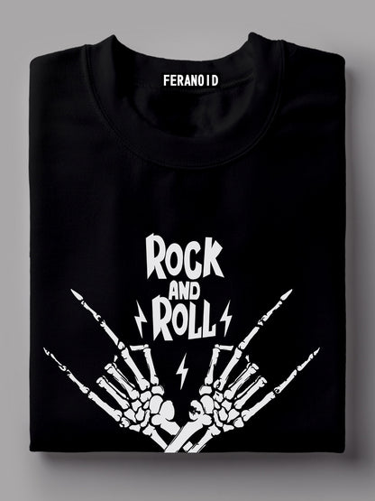 Rock And Roll Black T-Shirt