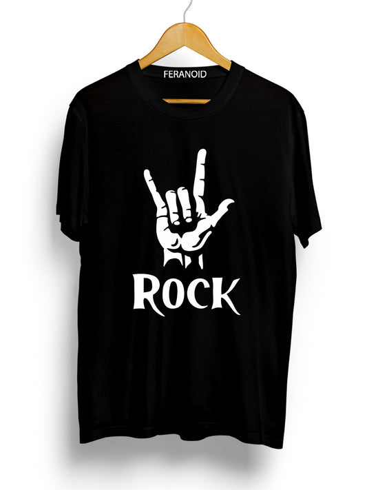 ROCK HAND BLACK T-SHIRT
