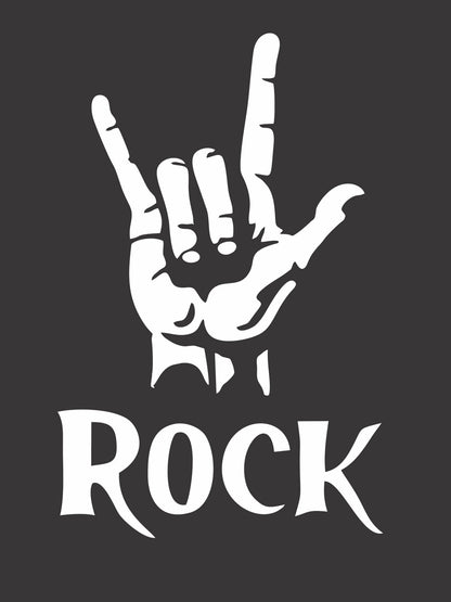 ROCK HAND BLACK T-SHIRT