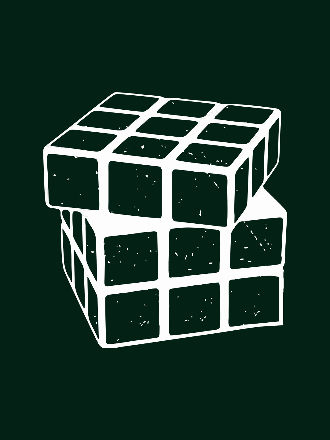 Rubiks Cube Black T-Shirt