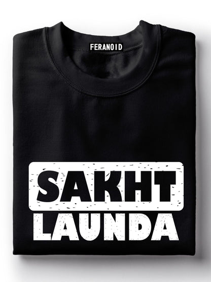 Sakht Launda Black T-Shirt