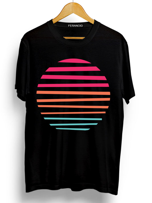 SHADES OF SUN BLACK T-SHIRT