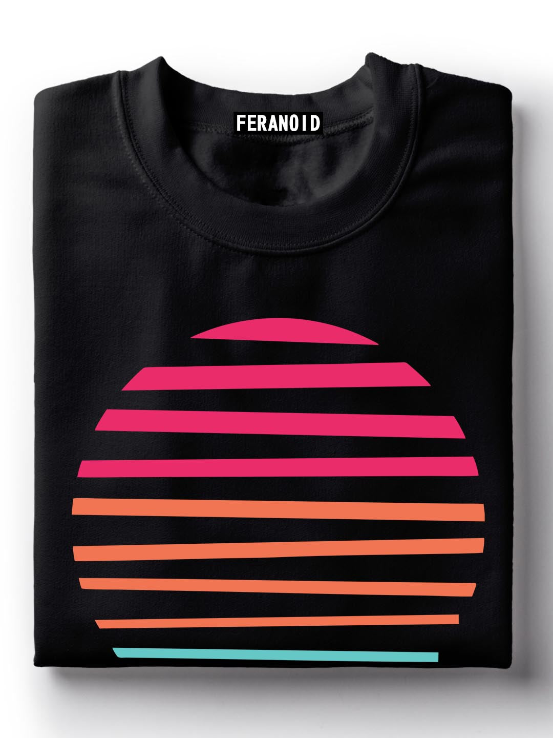 Shades Of Sun Black T-Shirt