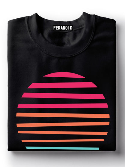 Shades Of Sun Black T-Shirt