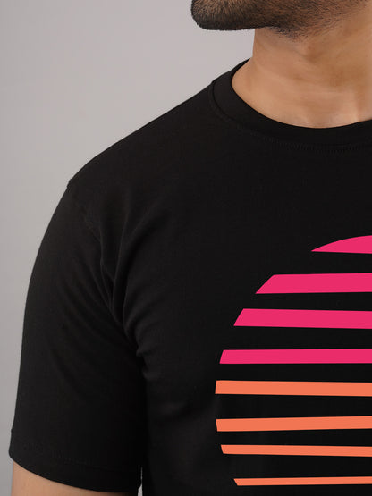 Shades Of Sun Black T-Shirt