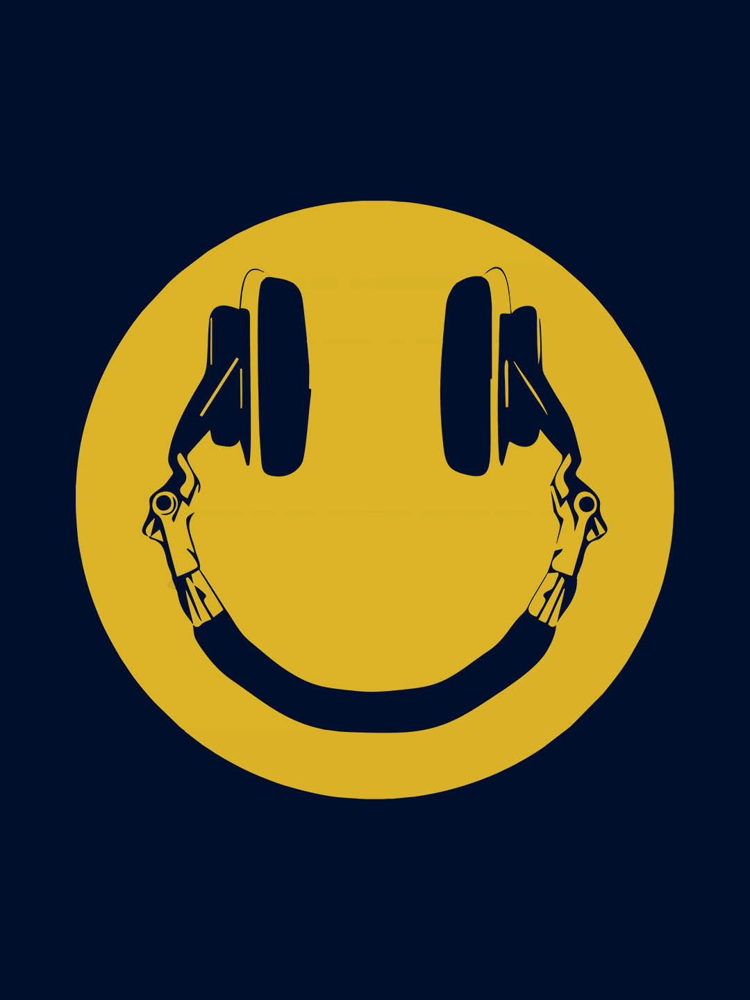 Smiley Headphone T-Shirt