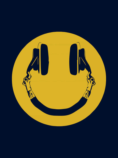 Smiley Headphone T-Shirt