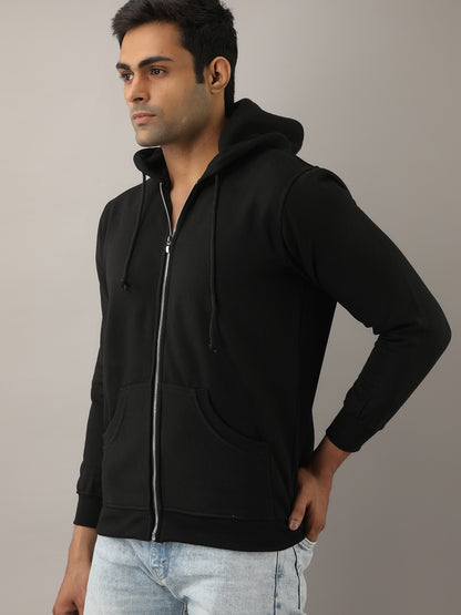 SOLID BLACK HOODIE