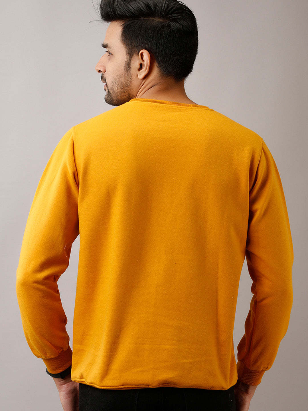 SOLID MUSTARD SWEATSHIRT