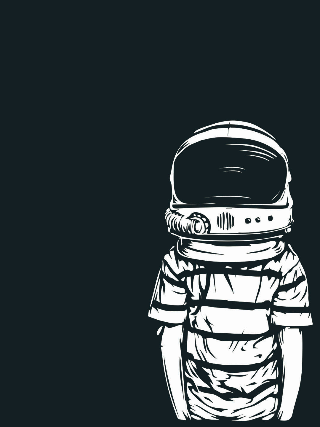 Space Boy Green T-Shirt