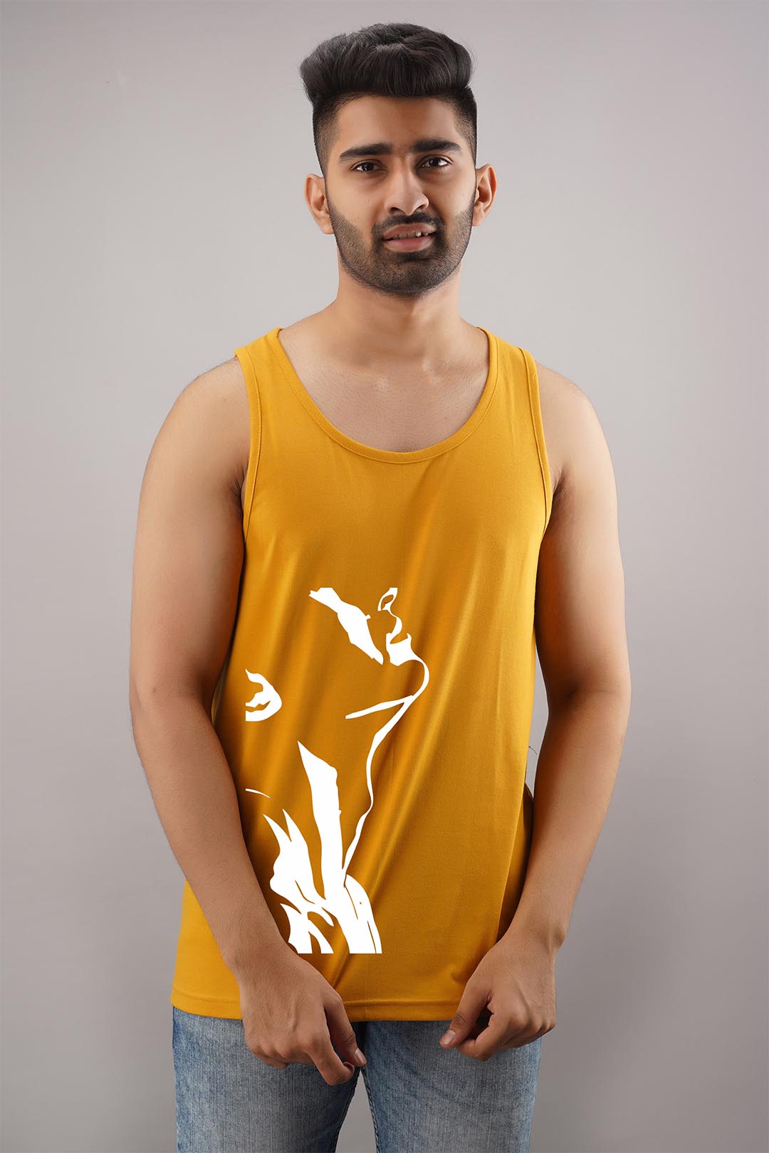 Stud Boy Black Sleeveless T-Shirt
