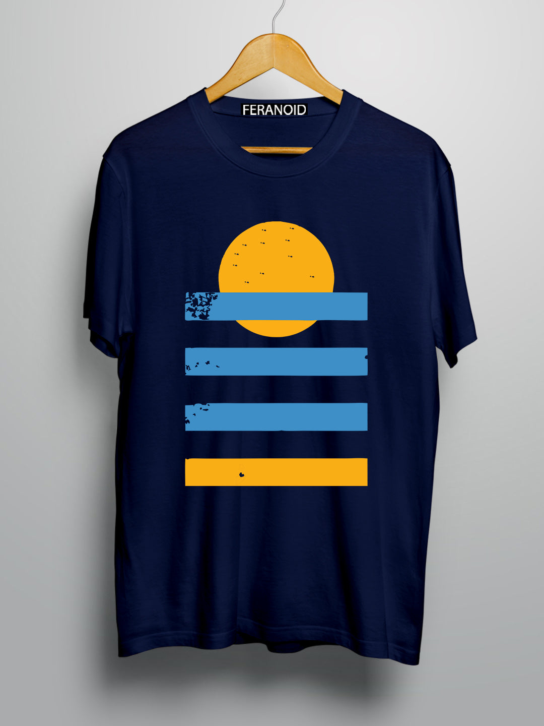 Sunset Sea Vintage Maroon T-Shirt