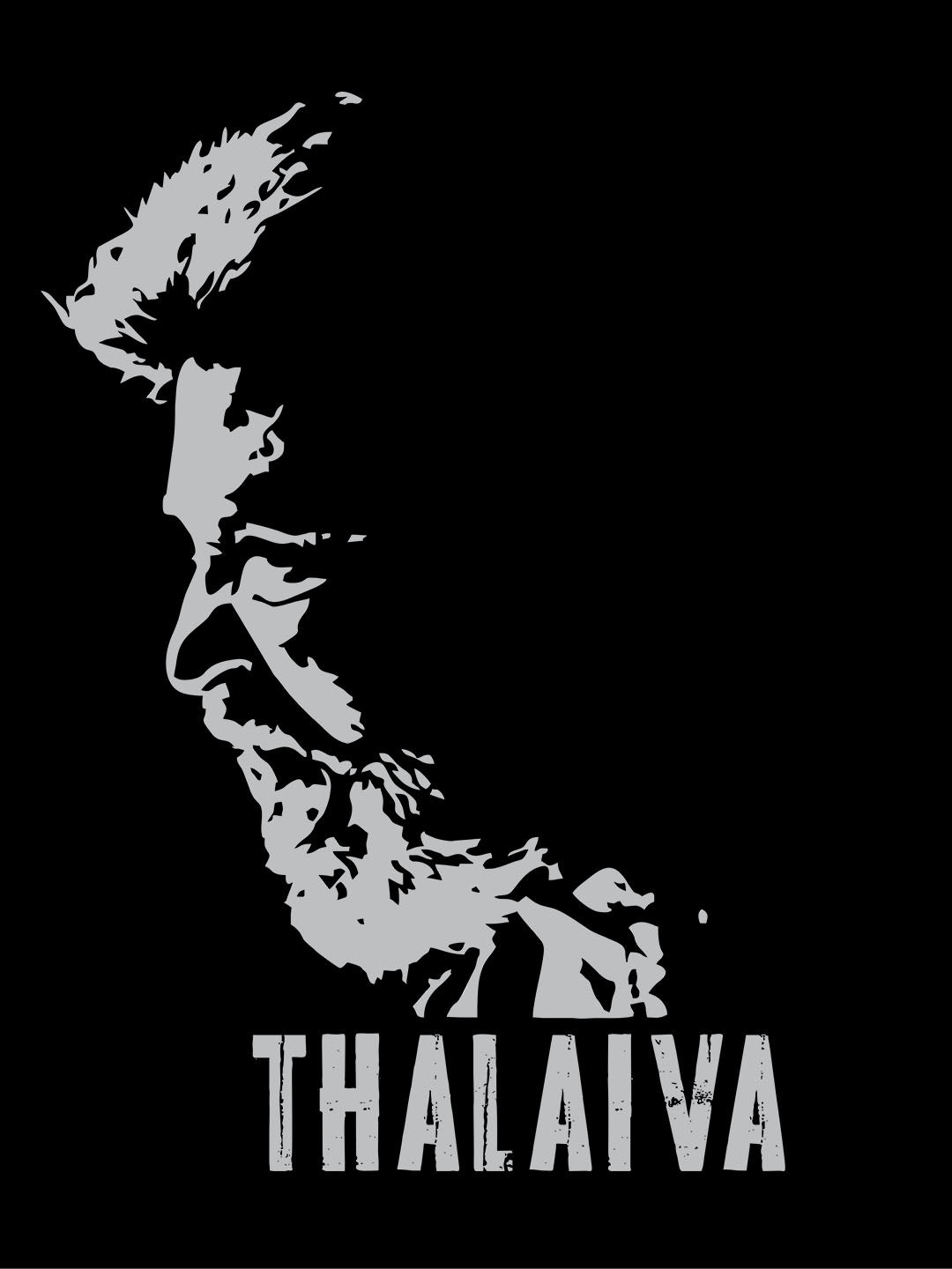 Thalaiva Black T-Shirt