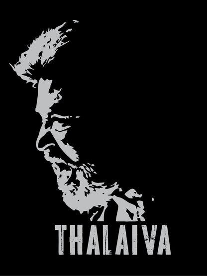 Thalaiva Black T-Shirt