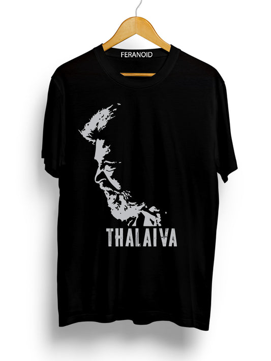 THALAIVA BLACK T-SHIRT