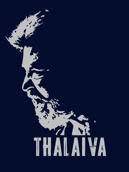 Thalaiva Black T-Shirt