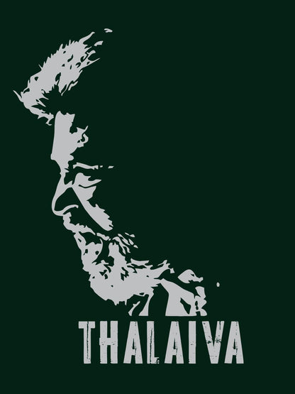 Thalaiva Black T-Shirt
