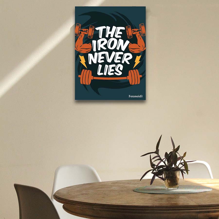 THE IRON NEVER LIES POSTER