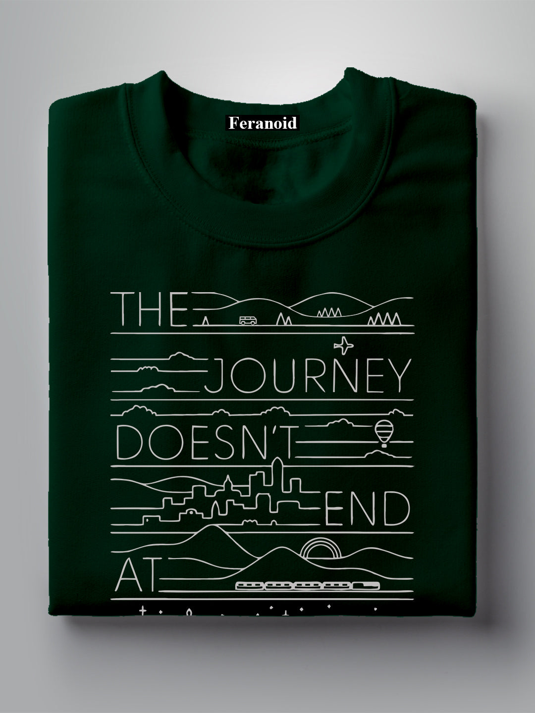 THE JOURNEY GREEN T-SHIRT