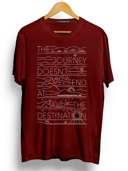 The Journey Maroon T-Shirt