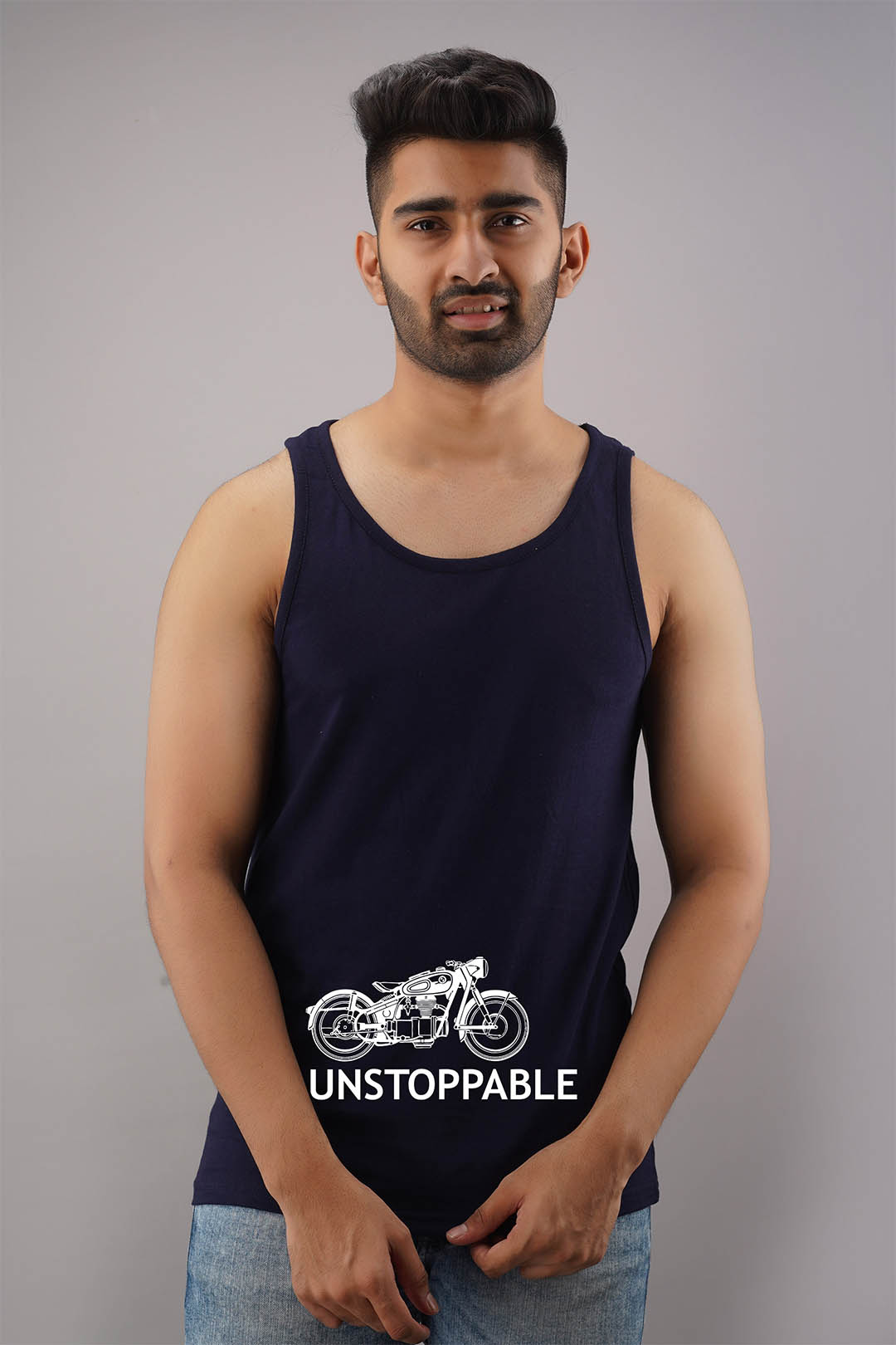 Unstoppable Black Sleeveless T-Shirt