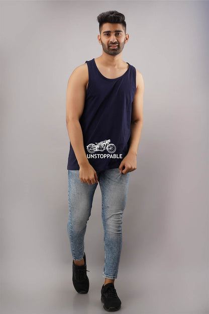Unstoppable Black Sleeveless T-Shirt