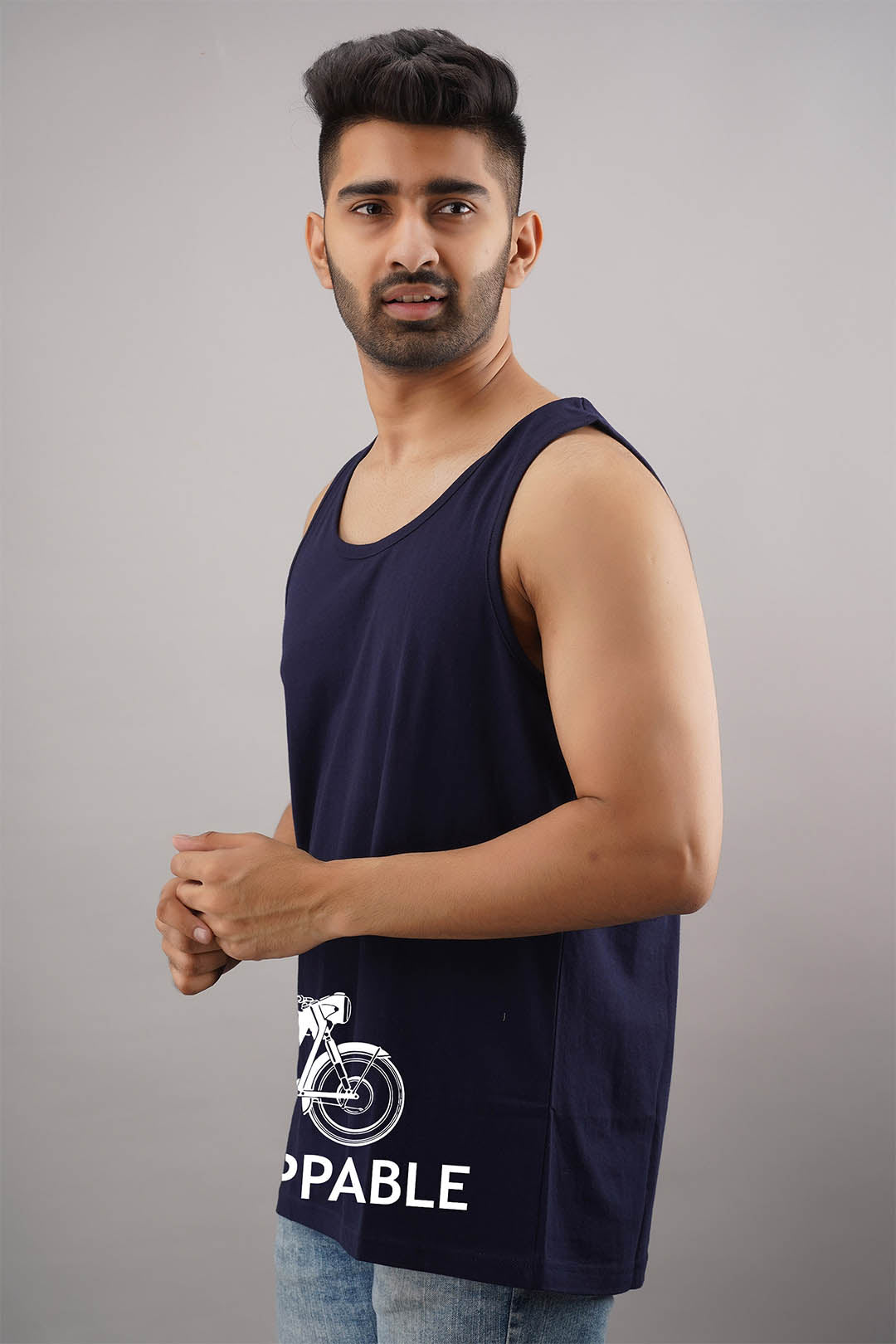 Unstoppable Black Sleeveless T-Shirt