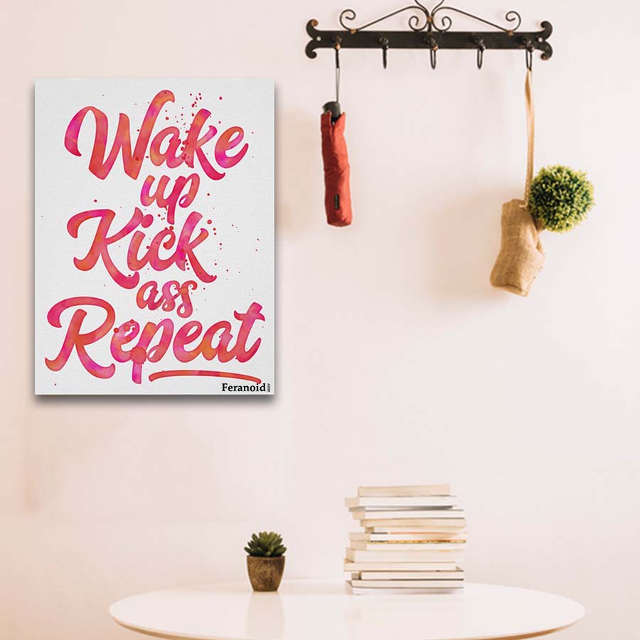 WAKE UP KICK POSTER