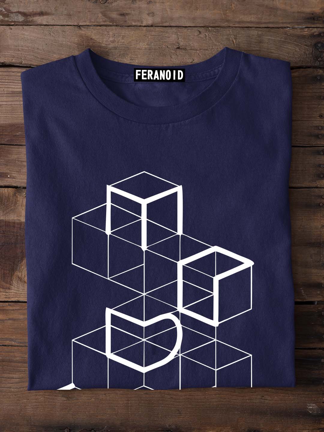White Boxes Black T-Shirt