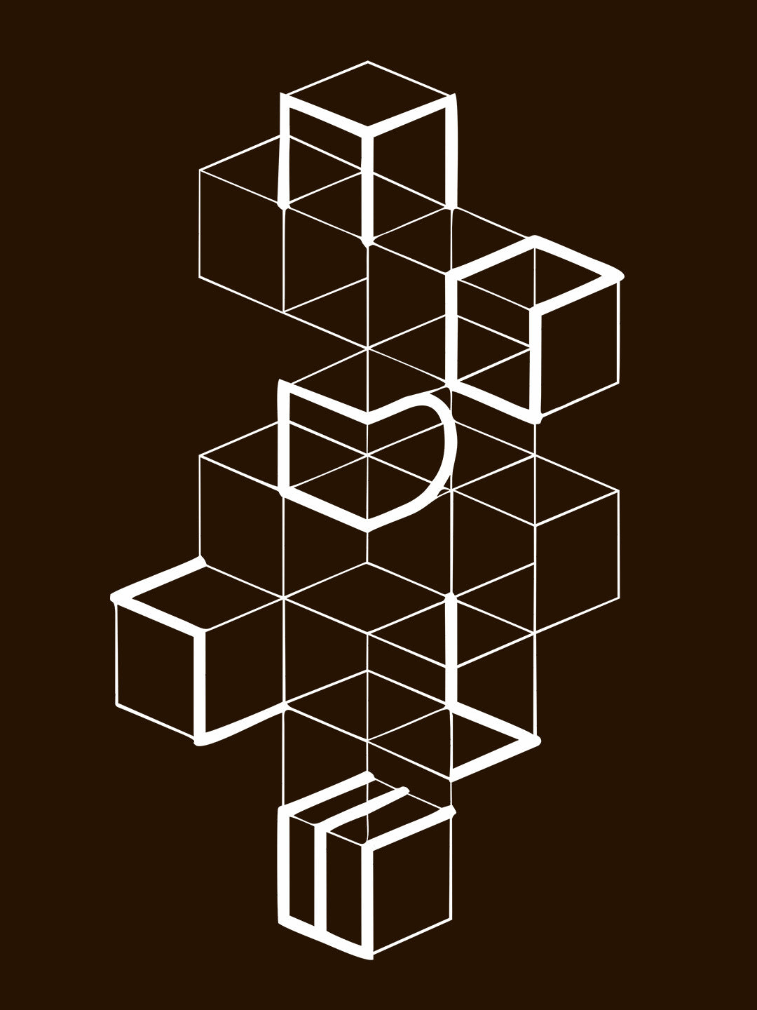 White Boxes Black T-Shirt