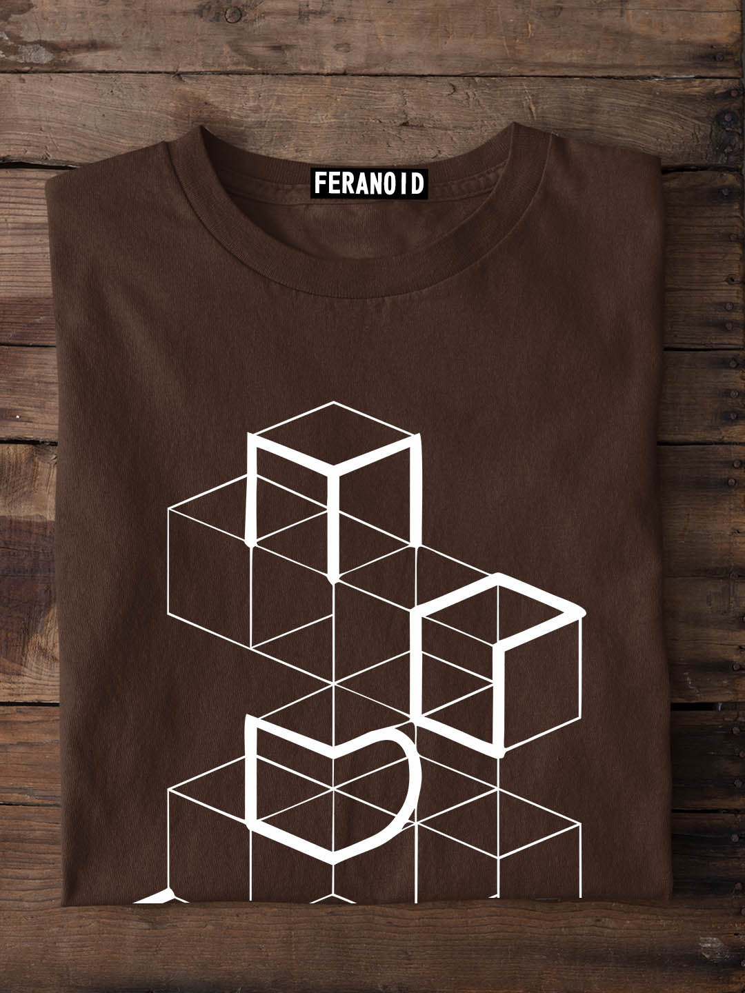 White Boxes Black T-Shirt