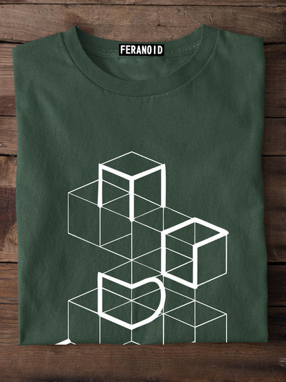 White Boxes Black T-Shirt