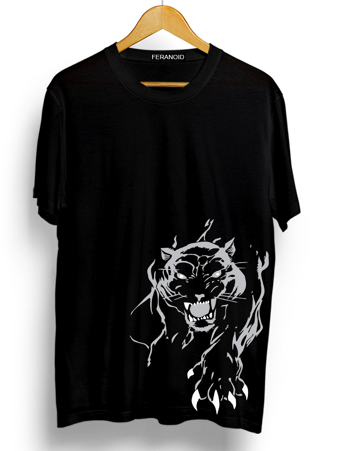 WILD LION BLACK T-SHIRT