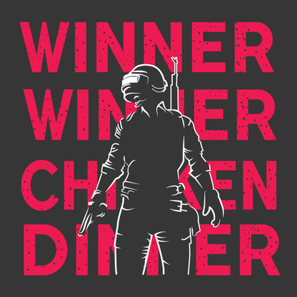 Winner Winner Chicken Dinner Black T-Shirt