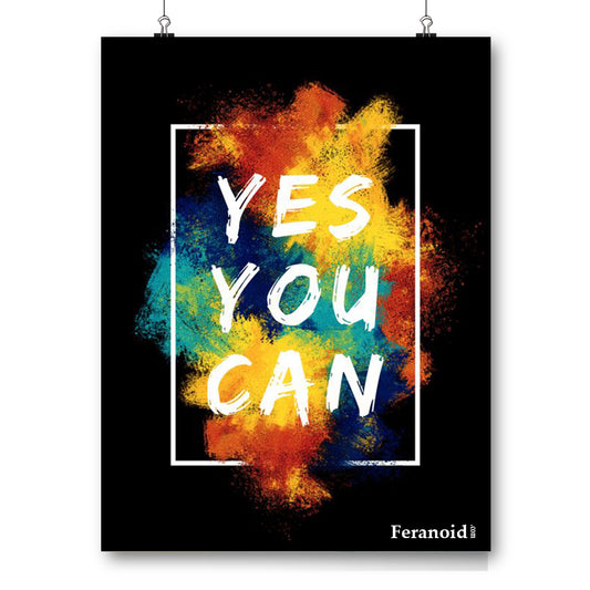 YES YOU CAN POSTER